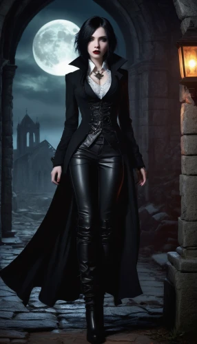 gothic woman,gothic fashion,vampire woman,goth woman,gothic portrait,vampire lady,gothic style,dark gothic mood,gothic dress,gothic,sorceress,whitby goth weekend,dark angel,goth whitby weekend,vampira,psychic vampire,vampire,dodge warlock,evil woman,black coat,Illustration,Abstract Fantasy,Abstract Fantasy 09
