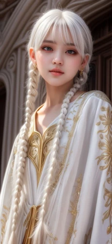 male elf,violet head elf,elven,suit of the snow maiden,elf,shuanghuan noble,white ling,white rose snow queen,emperor,cullen skink,whitey,pale,rapunzel,head of garlic,luka,the snow queen,imperial coat,cgi,alhambra,white lady