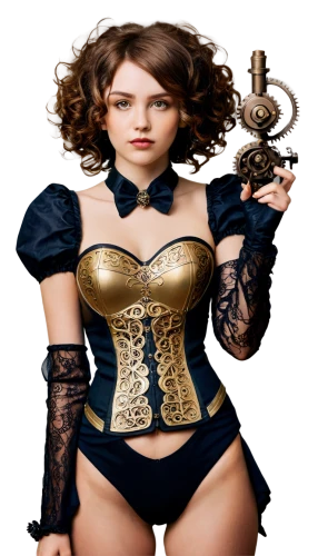 steampunk,steampunk gears,ladies pocket watch,fantasy woman,horoscope libra,female doll,breastplate,corset,dollhouse accessory,neo-burlesque,bodice,fantasy girl,hipparchia,doll figure,agent provocateur,hourglass,barmaid,opera glasses,costume accessory,decorative figure,Illustration,Realistic Fantasy,Realistic Fantasy 08