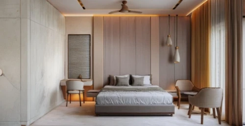 room divider,sleeping room,modern room,boutique hotel,guest room,contemporary decor,bamboo curtain,bedroom,guestroom,danish room,modern decor,japanese-style room,wooden shutters,interior modern design,stucco wall,canopy bed,interior decoration,great room,interiors,wall plaster