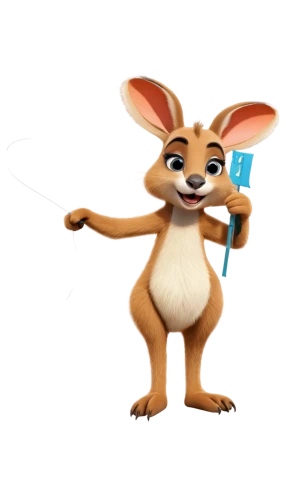 cangaroo,rebbit,jack rabbit,bunga,hop,madagascar,conductor,bongo,cute cartoon character,jerboa,mascot,kangaroo,the mascot,no ear bunny,thumper,dab,donkey,eyup,tangelo,jackrabbit,Illustration,Retro,Retro 09