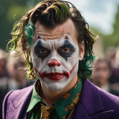 joker,clown,ledger,scary clown,harry,creepy clown,rodeo clown,harry styles,supervillain,face paint,the suit,ringmaster,it,styles,horror clown,trickster,face painting,suit actor,entertainer,angry man,Photography,General,Cinematic
