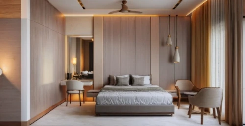 room divider,modern room,sleeping room,guest room,bedroom,boutique hotel,contemporary decor,danish room,japanese-style room,guestroom,modern decor,interior modern design,great room,room lighting,bamboo curtain,interior decoration,interior design,canopy bed,rooms,wade rooms
