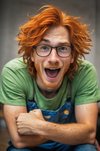 ginger rodgers,mini e,red-haired,pumuckl,twitch icon,gingerman,gnu,redheaded,to laugh,redhair,fry,stehlík,mini,gnome,dan,ginger,podjavorník,shaggy,redheads,red head,Art,Artistic Painting,Artistic Painting 37
