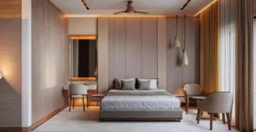 room divider,sleeping room,modern room,guest room,boutique hotel,contemporary decor,bedroom,interior modern design,danish room,japanese-style room,guestroom,modern decor,great room,interior decoration,canopy bed,interior design,bamboo curtain,luxury hotel,room lighting,hallway space