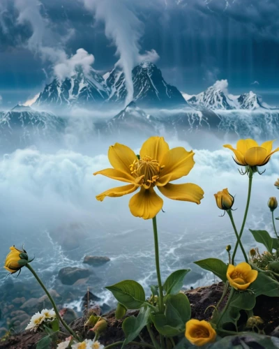 antarctic flora,alpine flowers,the valley of flowers,alpine flower,torres del paine,flower background,splendor of flowers,sulfur cosmos,torres del paine national park,arnica,kirkjufell,tibet,yellow flowers,landscape background,background view nature,sea of flowers,sand coreopsis,nature landscape,yellow rose background,alaska