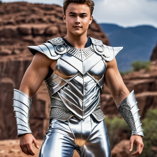 steel man,silver,spartan,god of thunder,iron,aquaman,armor,armour,silver arrow,mazda ryuga,sparta,human torch,great wall wingle,cosplay image,aluminum,greek god,male character,x men,steel,cleanup,Photography,General,Realistic
