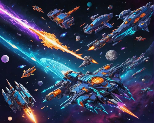 cg artwork,space ships,battlecruiser,federation,space art,spaceships,sci fiction illustration,missiles,fast space cruiser,game illustration,victory ship,ship releases,galaxy collision,starship,vulcania,asteroids,x-wing,valerian,mobile video game vector background,space voyage,Unique,3D,Isometric
