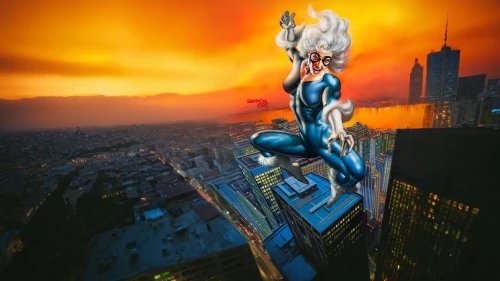 human torch,skycraper,city in flames,above the city,metropolis,superhero background,apocalypse,vertigo,iron-man,shard of glass,superman,spider-man,apocalyptic,fire background,iron man,el salvador dali,king kong,tehran aerial,fire breathing dragon,captain marvel