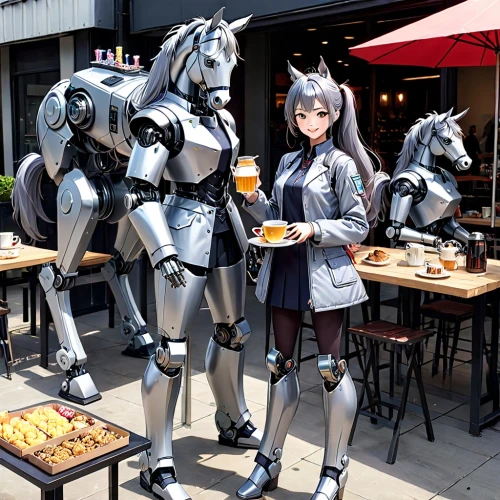 robots,beer garden,evangelion eva 00 unit,artificial intelligence,iron blooded orphans,mecha,bot training,robot combat,military robot,beer tables,pub,machine learning,ai,knight festival,beer match,cosplayer,evangelion,heavy object,street cafe,beer tap,Anime,Anime,General