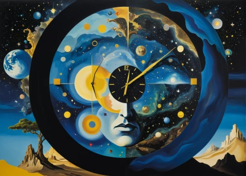 time spiral,clockmaker,moon phase,geocentric,flow of time,four o'clocks,klaus rinke's time field,clock face,clocks,astronomical clock,sand clock,copernican world system,time pointing,time pressure,clockwork,phase of the moon,harmonia macrocosmica,clock,the eleventh hour,longitude,Art,Artistic Painting,Artistic Painting 38