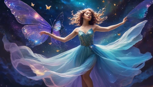 fairy galaxy,faerie,aurora butterfly,fairy queen,blue enchantress,faery,fantasy picture,rosa 'the fairy,vanessa (butterfly),fairy,fantasy art,fairies aloft,fairy peacock,queen of the night,fantasy portrait,fairy dust,julia butterfly,fantasia,gatekeeper (butterfly),virgo,Art,Artistic Painting,Artistic Painting 41