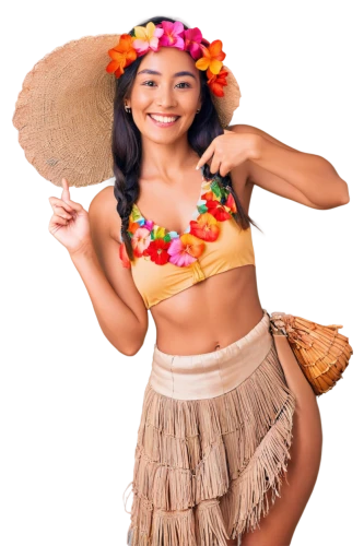 polynesian girl,hula,polynesian,luau,moana,farofa,hawaiian,coconut hat,south pacific,aloha,maracatu,peruvian women,tahiti,mai tai,lei,hawaiian food,flowers png,asian costume,holding a coconut,maori,Illustration,Vector,Vector 13