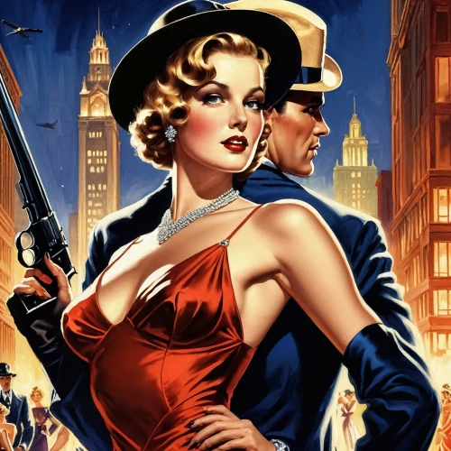 italian poster,valentine day's pin up,spy,valentine pin up,femme fatale,casablanca,film poster,girl with a gun,maraschino,spy visual,retro women,vintage illustration,girl with gun,pin ups,vintage man and woman,pin up,wonder woman city,retro pin up girls,tango,film noir