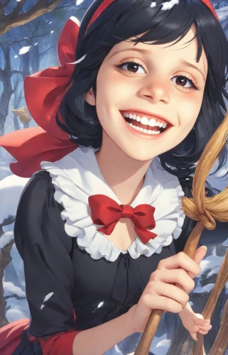 pinocchio,snow white,marionette,a girl's smile,mime,little red riding hood,the girl's face,rockabella,scythe,pippi longstocking,mime artist,witch broom,halloween poster,nora,pierrot,jigsaw puzzle,red riding hood,jigsaw,cherry twig,sailor,Digital Art,Anime