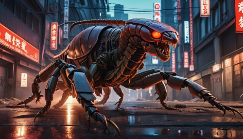 cyberpunk,wuhan''s virus,prey,evangelion unit-02,loukaniko,centipede,sci fiction illustration,predator,evangelion eva 00 unit,red eyes,walking spider,evangelion evolution unit-02y,dystopian,outbreak,posavac hound,predators,shinjuku,parasite,eva unit-08,arachnophobia