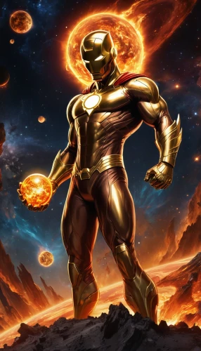 ironman,steel man,human torch,iron man,kryptarum-the bumble bee,c-3po,silver surfer,iron-man,molten metal,thanos infinity war,molten,captain marvel,golden mask,nova,fire background,emperor of space,gold wall,gold paint stroke,thanos,gold mask,Illustration,Abstract Fantasy,Abstract Fantasy 23
