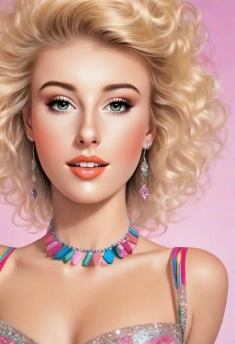 doll's facial features,barbie,barbie doll,marylyn monroe - female,realdoll,dahlia pink,pink beauty,female doll,fashion dolls,artificial hair integrations,blonde woman,fashion doll,marylin monroe,pearl necklaces,blonde girl,rosa ' amber cover,pink lady,marilyn,girl-in-pop-art,pixie-bob