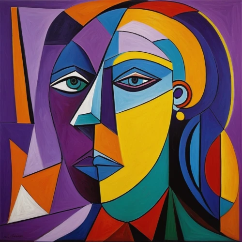 woman's face,woman thinking,picasso,woman face,cubism,woman sitting,art deco woman,portrait of a woman,head woman,decorative figure,multicolor faces,young woman,woman portrait,la violetta,pop art woman,woman in the car,two people,roy lichtenstein,girl with cloth,cool pop art,Art,Artistic Painting,Artistic Painting 05