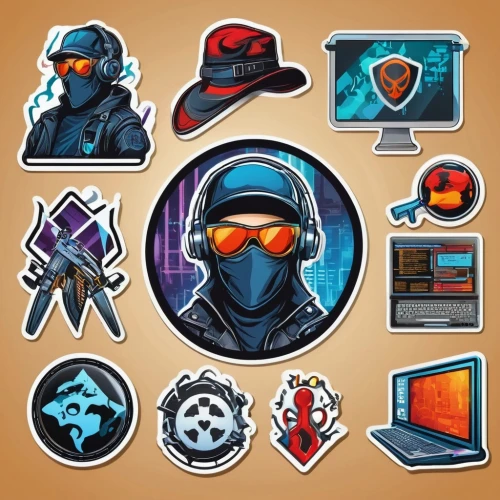 set of icons,icon set,systems icons,crown icons,party icons,store icon,bot icon,robot icon,icon collection,steam icon,mail icons,social icons,circle icons,drink icons,website icons,collected game assets,vector images,download icon,halloween icons,shipping icons,Unique,Design,Sticker