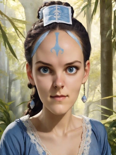 daisy jazz isobel ridley,avatar,violet head elf,elven,fae,princess sofia,swath,mundi,tiara,rose png,blue enchantress,blue snowflake,valerian,celtic queen,om,princess leia,the snow queen,princess' earring,digital compositing,the enchantress,Digital Art,Classicism