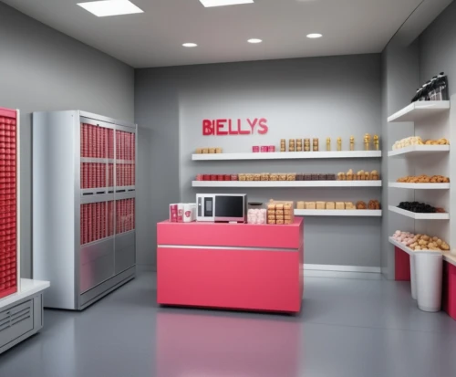 deli,cosmetics counter,baking equipments,bakery products,ice cream shop,bakery,kitchen shop,ice cream maker,doll kitchen,bellini,women's cosmetics,ice cream bar,pills dispenser,product display,soda shop,ice cream stand,beauty salon,meat counter,commercial packaging,cosmetic products,Photography,General,Realistic