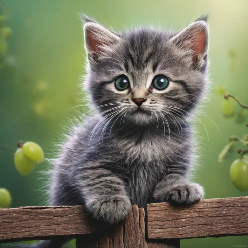 cute cat,fresh grapes,oak kitten,kitten,tabby kitten,little cat,grape catnip,grapes,vintage cat,young gooseberry,young cat,grape harvest,currant,unripe grapes,american wirehair,breed cat,cute animals,cute animal,cat image,british shorthair,Illustration,Abstract Fantasy,Abstract Fantasy 06