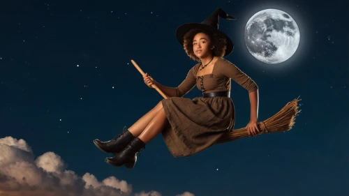 broomstick,witch broom,celebration of witches,hanging moon,photo manipulation,fantasy picture,halloween witch,witch,witch hat,witches hat,wicked witch of the west,tightrope walker,moonlit night,witches,full moon day,image manipulation,digital compositing,moon night,violinist violinist of the moon,moonbeam