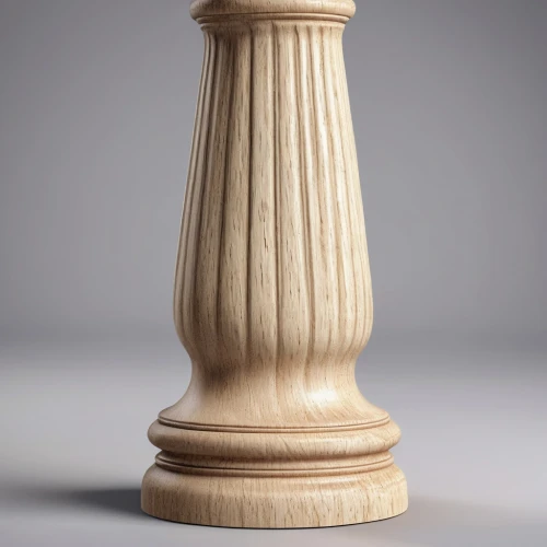 chess piece,pepper mill,chess pieces,vase,the court sandalwood carved,vertical chess,baluster,wooden spinning top,wooden figure,terracotta,table lamp,pedestal,3d model,carved wood,ornamental wood,candlestick for three candles,stone pedestal,decorative nutcracker,wood carving,wooden spool,Photography,General,Realistic