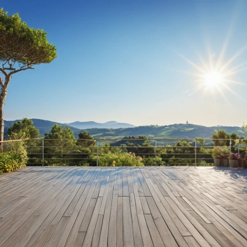 wooden decking,roof landscape,roof terrace,decking,wood deck,provencal life,the balearics,view panorama landscape,home landscape,flat roof,landscape designers sydney,provence,panoramic landscape,roof garden,tuscan,landscape background,holiday villa,tuscany,landscape design sydney,balearic islands,Photography,General,Realistic