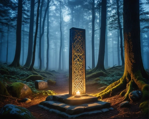 druid stone,runes,the pillar of light,celtic cross,runestone,obelisk,monolith,stele,lotus stone,place of pilgrimage,the mystical path,totem,megalith,obelisk tomb,pilgrimage,games of light,lantern,the eternal flame,the grave in the earth,guidepost,Conceptual Art,Daily,Daily 06