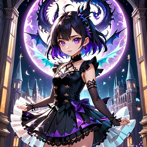 halloween background,black angel,piko,halloween wallpaper,halloween banner,evil fairy,erika,dark angel,nico,uruburu,queen of the night,idol,dark-type,fallen angel,crow queen,gothic style,vanessa (butterfly),halloween witch,cg artwork,portrait background,Anime,Anime,Traditional