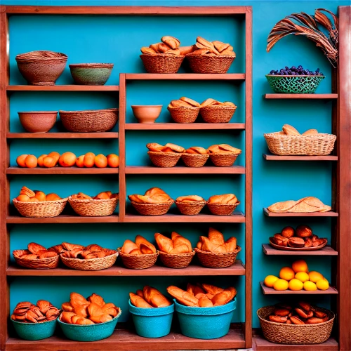 mexican foods,cookware and bakeware,kitchenware,plate shelf,pantry,shelves,kitchen shop,puerto rican cuisine,colored spices,shelving,wooden shelf,latin american food,terracotta,terracotta tiles,copper cookware,handicrafts,bakery products,cupboard,shelf,baskets,Conceptual Art,Fantasy,Fantasy 10