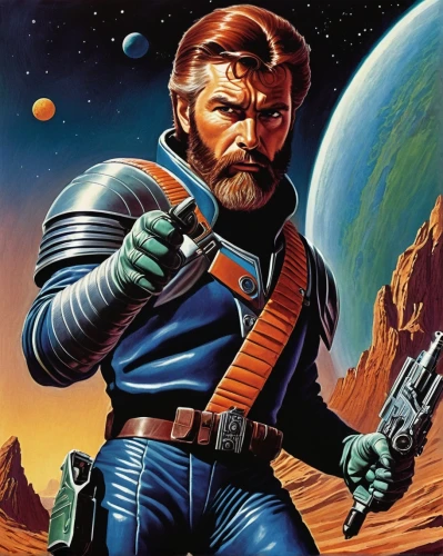 lando,luke skywalker,emperor of space,mission to mars,dune 45,george lucas,aquanaut,star-lord peter jason quill,solo,nova,key-hole captain,ranger,cable innovator,sci fiction illustration,obi-wan kenobi,pollux,1982,collectible action figures,lost in space,sci fi,Conceptual Art,Sci-Fi,Sci-Fi 20