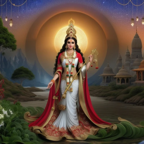 lakshmi,jaya,janmastami,priestess,goddess of justice,radha,vajrasattva,vishuddha,ramayan,the prophet mary,fatima,krishna,devotees,hare krishna,mantra om,dharma,nityakalyani,saraswati veena,prosperity and abundance,divine healing energy,Photography,General,Realistic