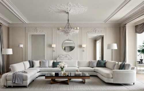 sitting room,family room,luxury home interior,living room,livingroom,stucco ceiling,ornate room,interior decor,great room,sofa set,interior decoration,contemporary decor,interior design,chaise lounge,interiors,danish room,modern decor,neoclassical,white room,breakfast room