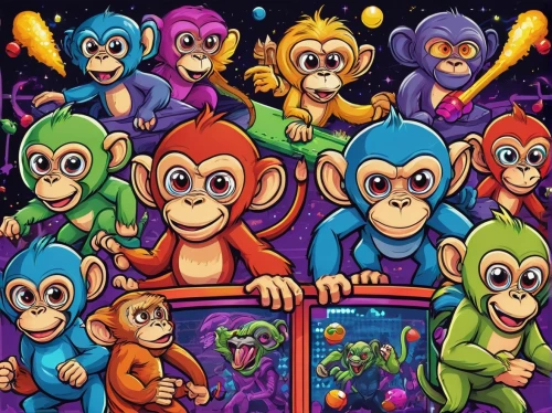 monkeys band,monkey family,primates,monkeys,monkey gang,great apes,monkey island,game illustration,orang utan,monkey,war monkey,the monkey,kong,primate,png image,arcade game,gibbon 5,pinball,dental icons,jigsaw puzzle,Unique,Pixel,Pixel 04