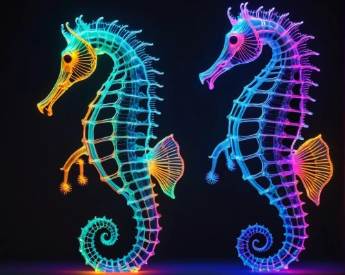 seahorse,sea-horse,neon body painting,northern seahorse,sea horse,dragon design,ornamental shrimp,chinese dragon,neon ghosts,hippocampus,light art,unicorn art,dragons,glow in the dark paint,neon cocktails,painted dragon,fractalius,kokopelli,wyrm,the zodiac sign pisces,Photography,General,Realistic