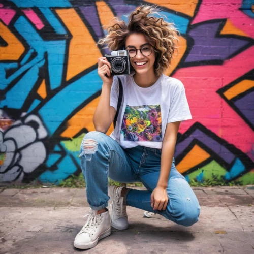 girl in t-shirt,tshirt,tee,isolated t-shirt,tie dye,graffiti,rockabella,80s,artist portrait,print on t-shirt,portrait background,amiga,a girl with a camera,the style of the 80-ies,tees,t-shirt,liana,grafitti,skater,women clothes,Art,Classical Oil Painting,Classical Oil Painting 29