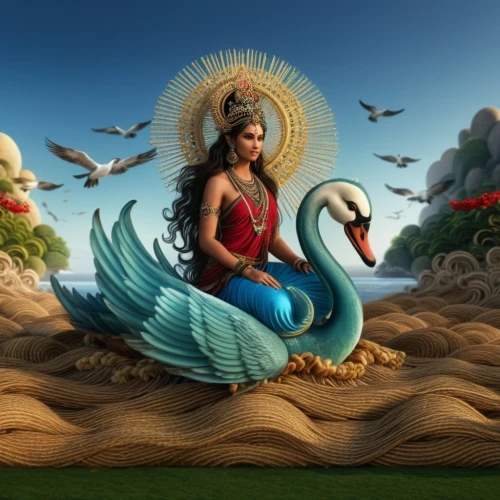 moana,mermaid background,fantasy picture,the sea maid,fantasy art,digital compositing,3d fantasy,god of the sea,world digital painting,marvel of peru,fantasy woman,believe in mermaids,little mermaid,birds of the sea,mermaid,aladha,pocahontas,mother earth,bird kingdom,hula,Photography,General,Realistic