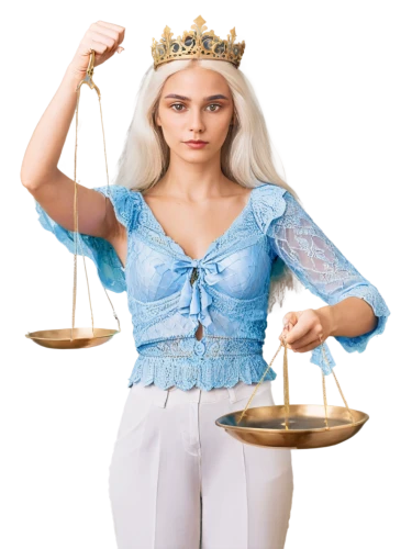 libra,horoscope libra,scales of justice,goddess of justice,justice scale,lady justice,figure of justice,magistrate,justitia,zodiac sign libra,girl in a historic way,woman holding pie,woman's rights,women's rights,cinderella,fairness,princess sofia,elsa,fairy tale character,text of the law,Illustration,Abstract Fantasy,Abstract Fantasy 16