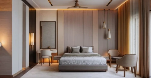 room divider,modern room,sleeping room,japanese-style room,boutique hotel,guest room,contemporary decor,bedroom,danish room,guestroom,interior modern design,modern decor,bamboo curtain,great room,interior decoration,interior design,hinged doors,canopy bed,room lighting,wade rooms