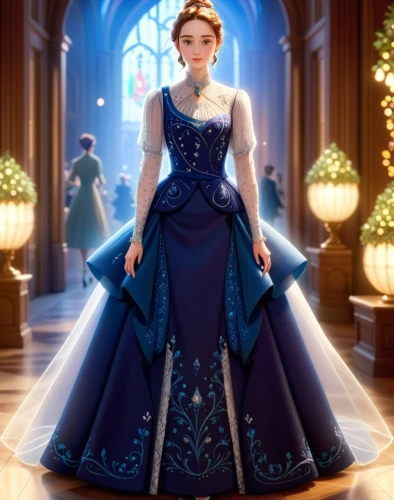 cinderella,ball gown,elsa,princess anna,the snow queen,a princess,regal,princess sofia,elegant,queen of the night,rapunzel,queen cage,cg artwork,elegance,celtic queen,queen anne,suit of the snow maiden,fantasia,gown,merida,Anime,Anime,Cartoon