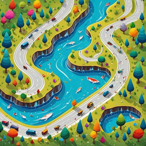 winding roads,hairpins,3d car wallpaper,roads,roundabout,highway roundabout,winding road,mountain road,racing road,raceway,mountain highway,autobahn,traffic circle,miniature cars,cartoon video game background,road,playmat,race track,crossroad,panamericana,Unique,3D,Isometric