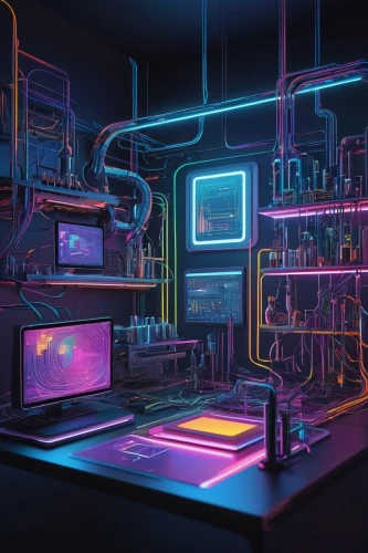 chemical laboratory,laboratory,laboratory oven,lab,laboratory information,distillation,optoelectronics,sci fi surgery room,neon coffee,computer art,scientific instrument,laboratory equipment,cinema 4d,neon drinks,circuitry,sci fiction illustration,engine room,plasma lamp,chemist,electronics,Conceptual Art,Oil color,Oil Color 16