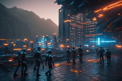 scifi,sci-fi,sci - fi,cyberpunk,dystopian,futuristic landscape,neon human resources,neon arrows,sci fi,metropolis,mesa,dystopia,orchestra,anomaly,cinematic,alien world,ambient lights,fantasy city,development concept,futuristic,Photography,General,Sci-Fi