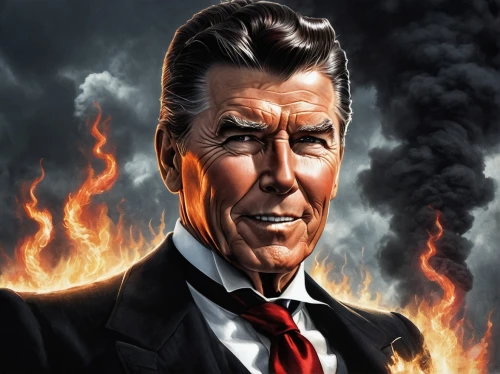 ronald reagan,smoking man,president of the u s a,barrack obama,governor,president,the president,john doe,obama,president of the united states,fire background,patriot,barack obama,lurch,terminator,2020,boss,the conflagration,45,donald trump,Conceptual Art,Fantasy,Fantasy 25