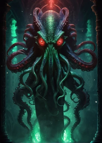 squid game card,kraken,calamari,octopus,giant squid,medusa gorgon,cephalopod,cuthulu,deep sea,sea god,tentacles,octopus tentacles,god of the sea,tentacle,fun octopus,octopus vector graphic,cephalopods,gorgon,medusa,squid game,Conceptual Art,Sci-Fi,Sci-Fi 30