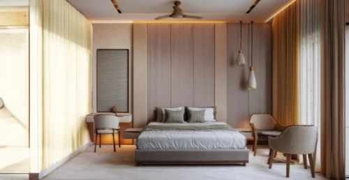 room divider,boutique hotel,modern room,bamboo curtain,guest room,sleeping room,bedroom,japanese-style room,danish room,contemporary decor,guestroom,canopy bed,modern decor,interior decoration,window treatment,wooden shutters,hinged doors,interior modern design,four-poster,great room