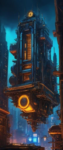 metropolis,futuristic landscape,scifi,ancient city,dystopian,refinery,cyberpunk,gas planet,dystopia,apiarium,sci - fi,sci-fi,fantasy city,sci fiction illustration,hub,futuristic,citadel,destroyed city,sentinel,sci fi,Illustration,American Style,American Style 03